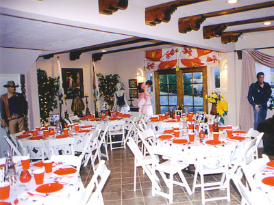 Movie Star Dinner Setup